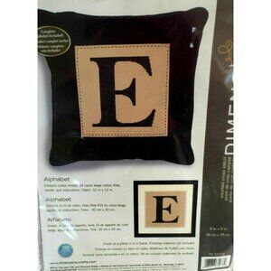 Cross Stitch Kit Dimensions Alphabet Counted 70-35276 Size 8" x 8" 14 Count Aida